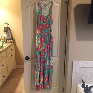 Lilly Pulitzer floral maxi dress